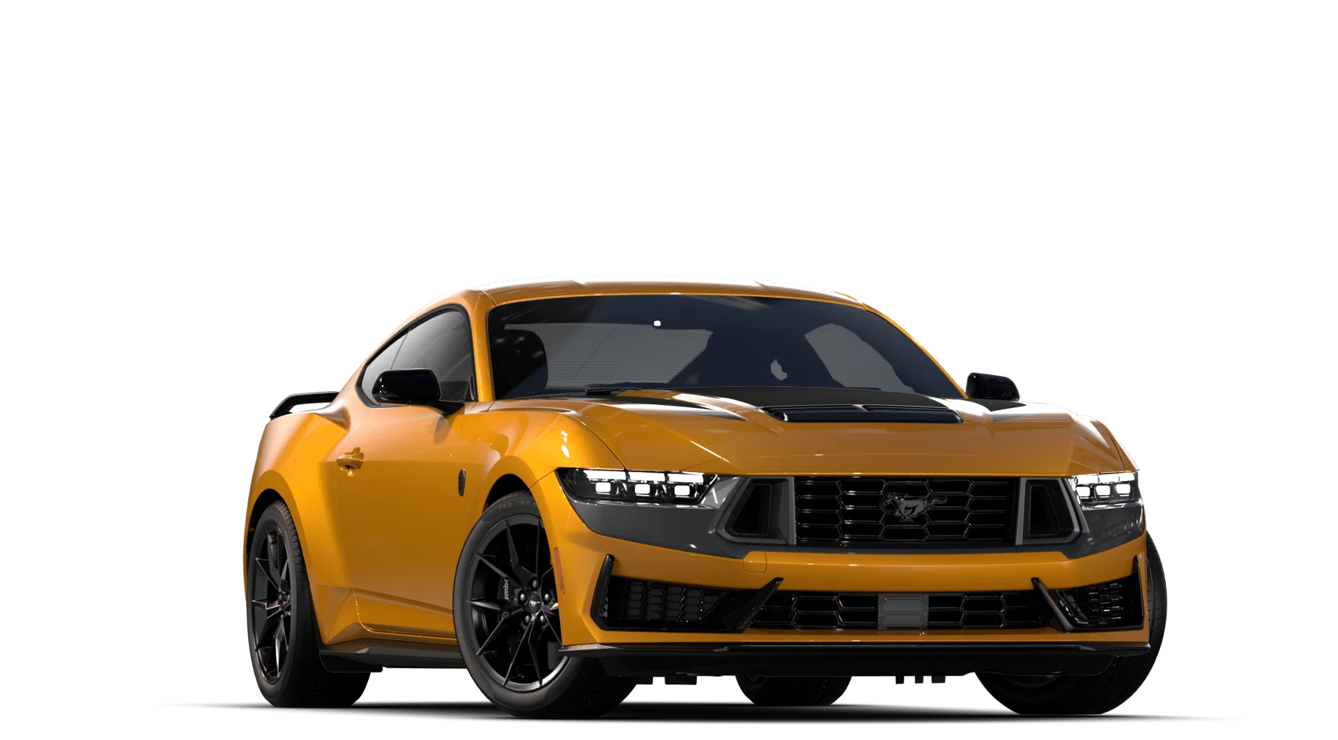 New 2026 Orange Fury Metallic Tri-coat Ford Dark Horse® Premium image 4