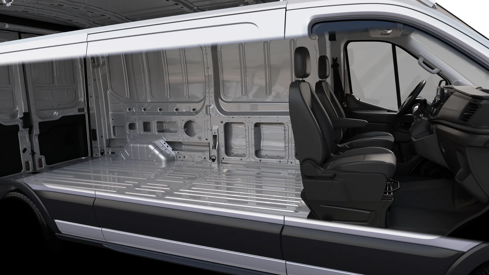 New 2025 Oxford White Ford Cargo Van image 48