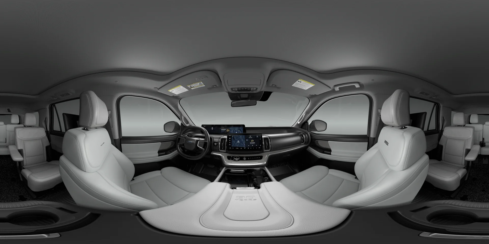 New 2027 Star White Metallic Tri-Coat Ford Platinum image 55