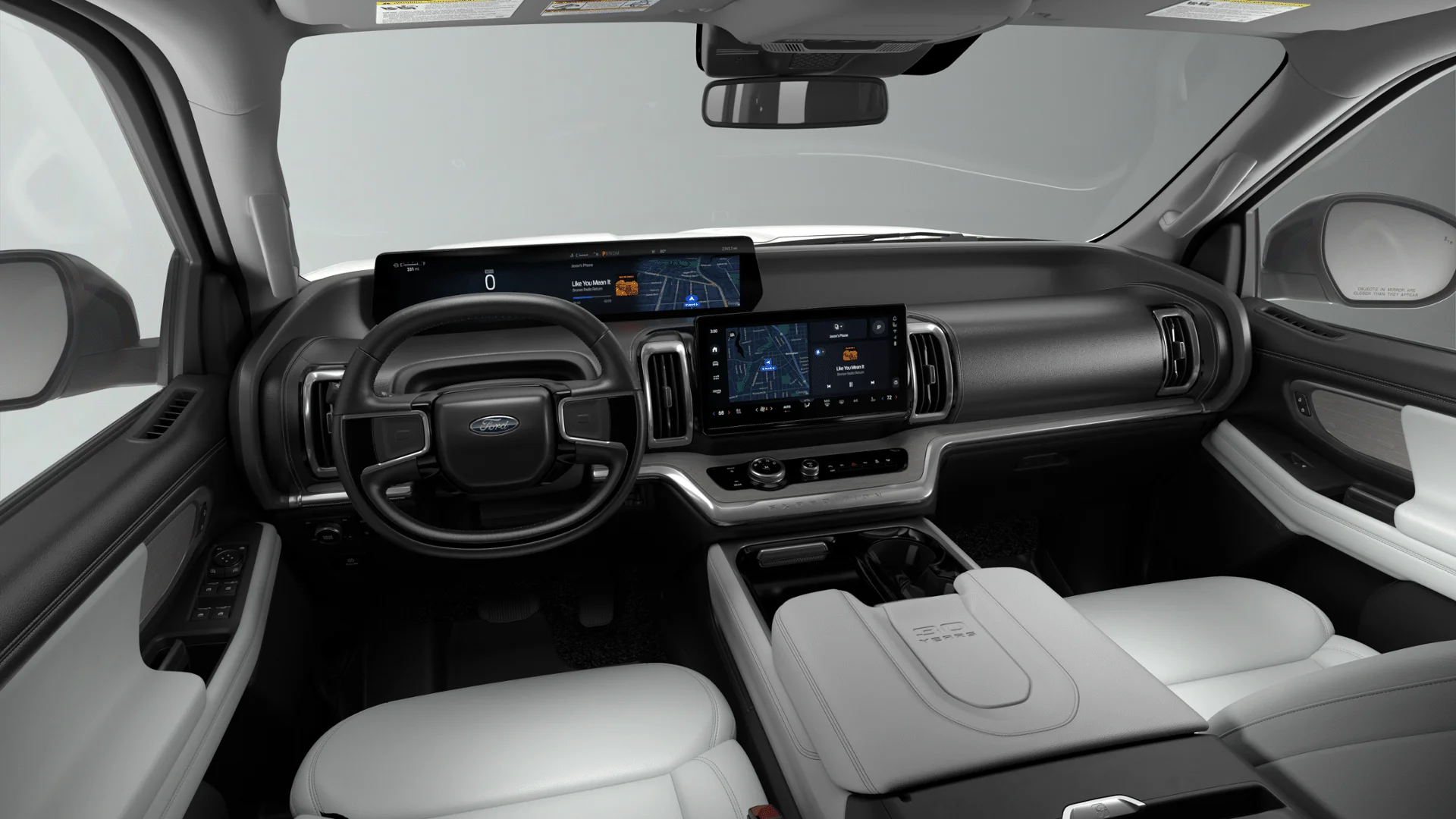 New 2027 Star White Metallic Tri-Coat Ford Platinum image 54