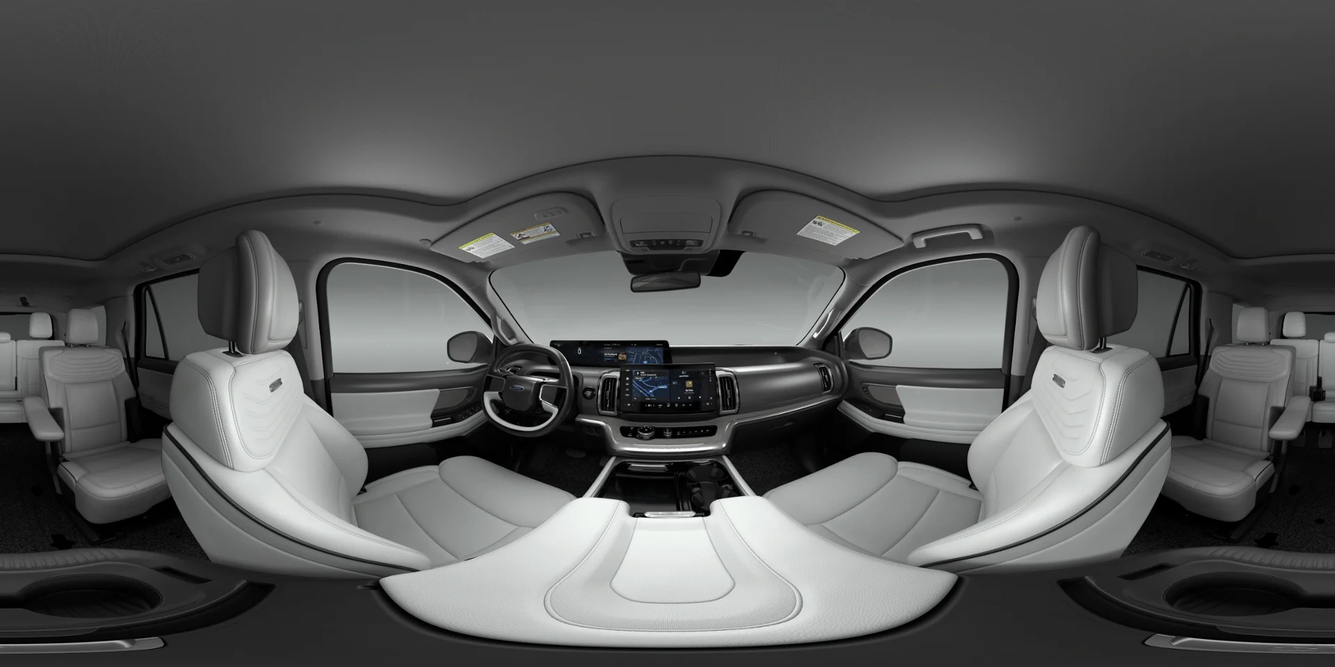 New 2027 Star White Metallic Tri-Coat Ford Platinum image 66
