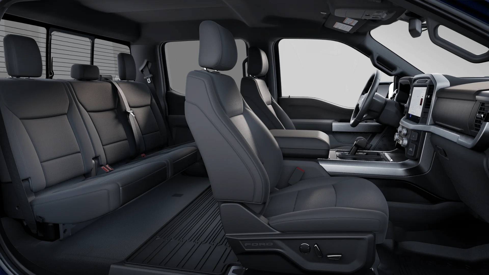 New 2025 Antimatter Blue Metallic Ford XLT image 50
