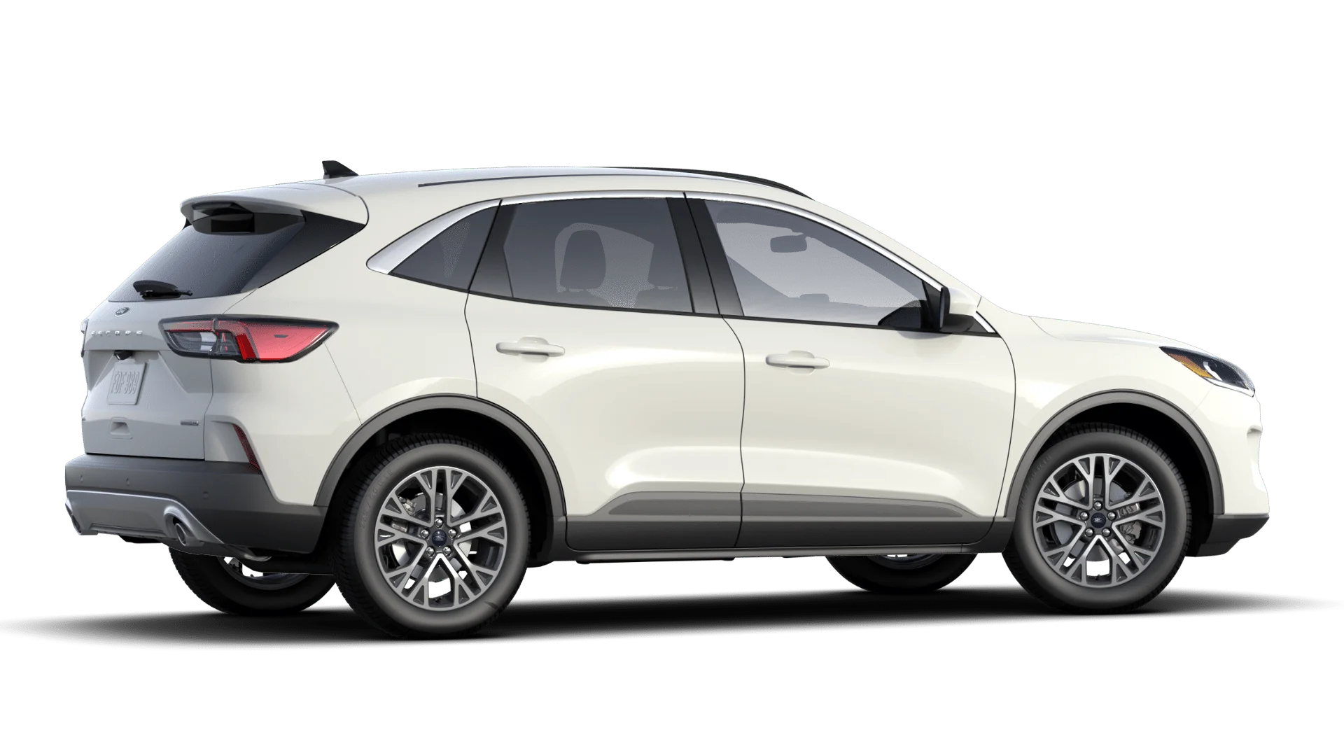 New 2022 Star White Metallic Tri-coat Ford SEL image 3
