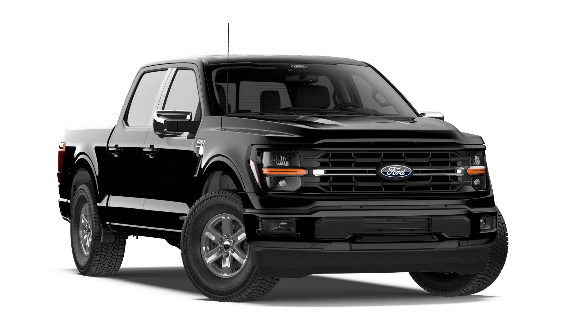 New 2026 Agate Black Metallic Ford XLT image 4