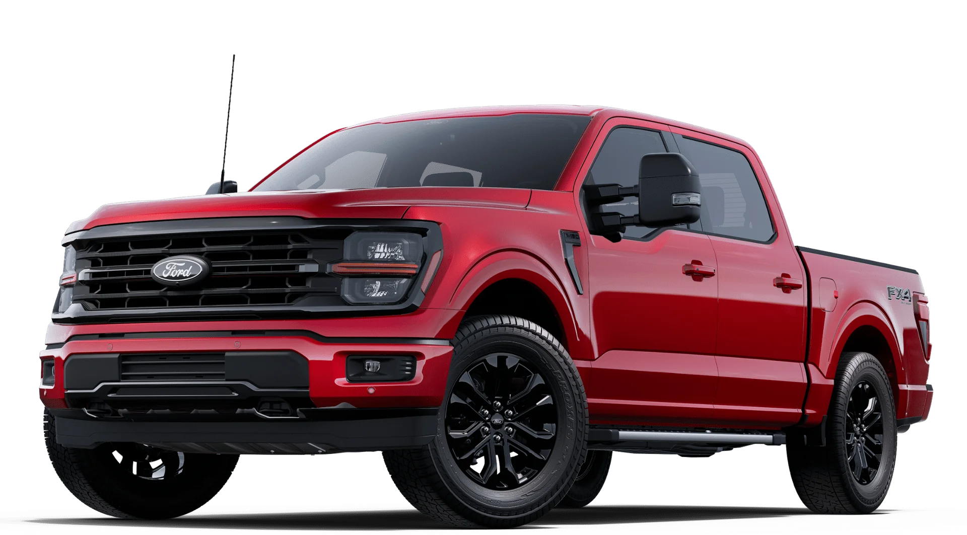 New 2025 Rapid Red Metallic Tinted Clearcoat Ford XLT image 51