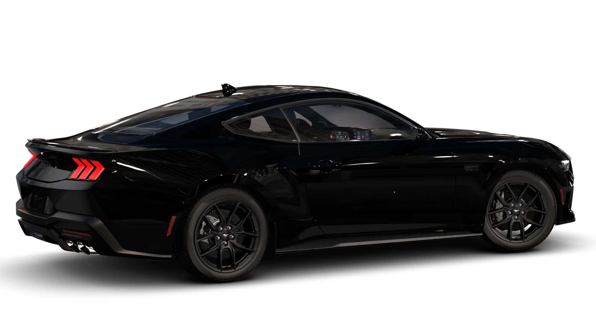 New 2026 Shadow Black Ford GT Premium Fastback image 3