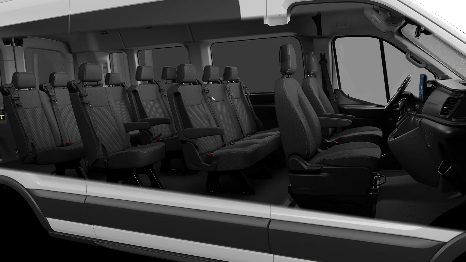 New 2026 Oxford White Ford Passenger Van XLT image 6