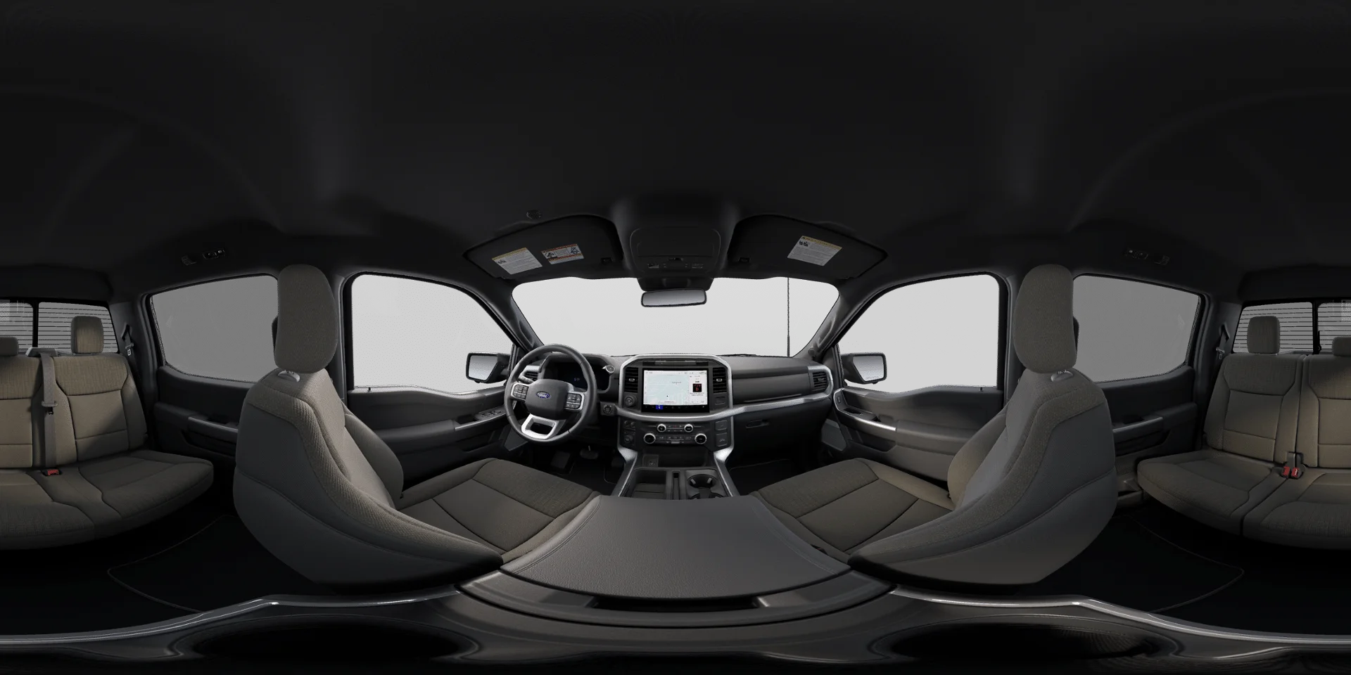 New 2025 Agate Black Metallic Ford XLT image 53