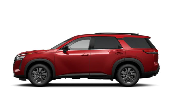 2026 Nissan Pathfinder SV Red at Robbins Nissan