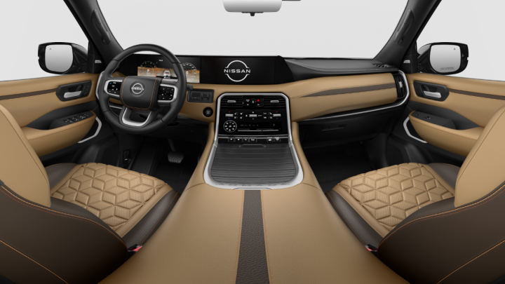 New 2026 Coulis Red Pearl / Super Black Two-tone Nissan Platinum Reserve image 2